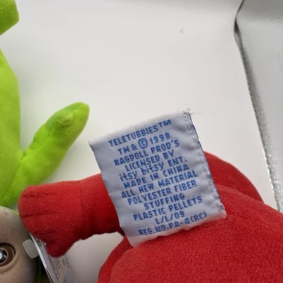 Teletubbies plush 1998 8" Set of 3 with tags - Picture 7 of 7